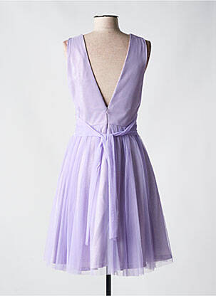 Robe mi-longue sans manche sans manche violet RINASCIMENTO femme