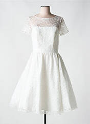 Robe mi-longue blanc FASHION NEW YORK pour femme seconde vue