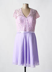Robe mi-longue violet FASHION NEW YORK pour femme seconde vue