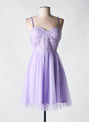 Robe mi-longue violet RINASCIMENTO pour femme seconde vue