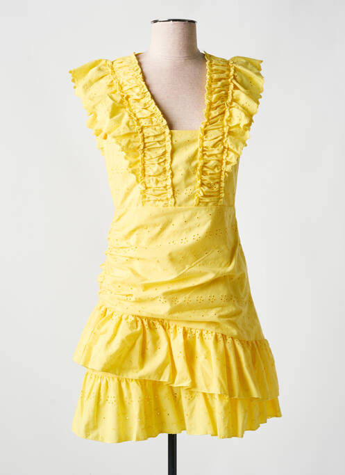 Robe courte jaune RINASCIMENTO femme