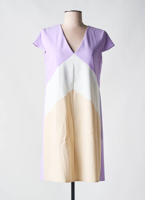 Robe courte violet RINASCIMENTO pour femme