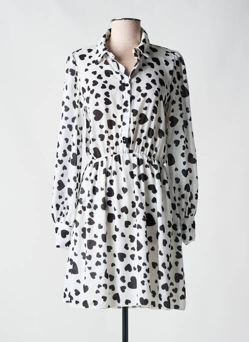 Robe mi-longue blanc RINASCIMENTO pour femme