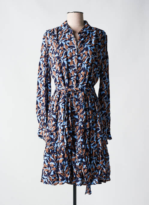 Robe mi-longue bleu FRACOMINA pour femme