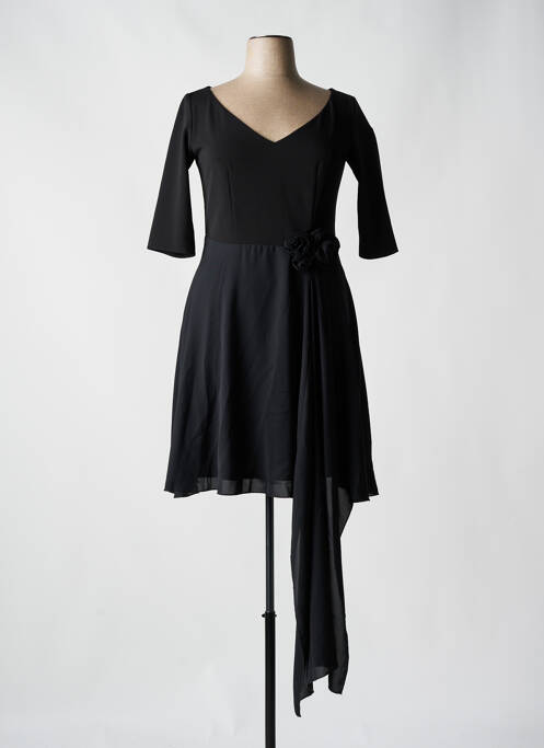 Robe mi-longue noir RINASCIMENTO pour femme