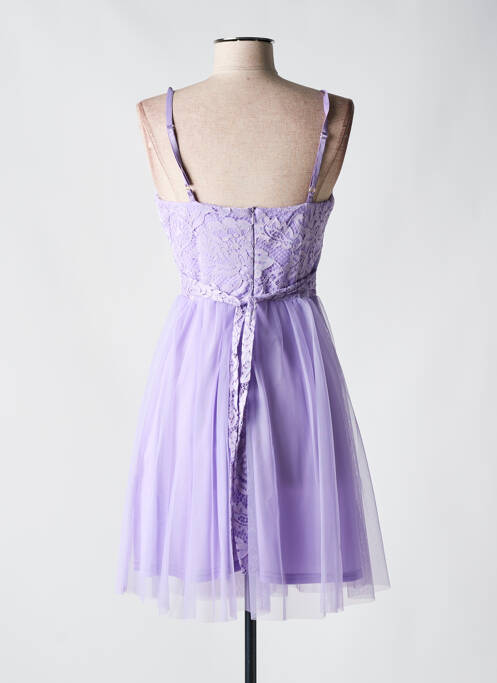 Robe mi-longue violet RINASCIMENTO pour femme