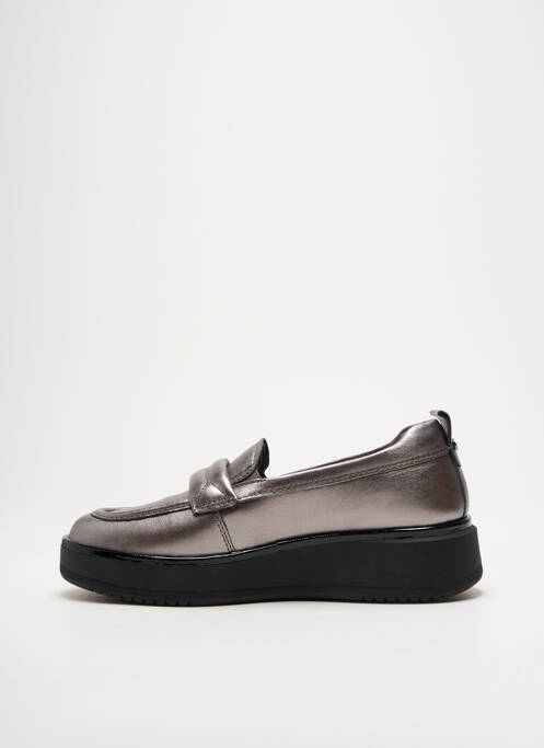Mocassins argent TAMARIS femme