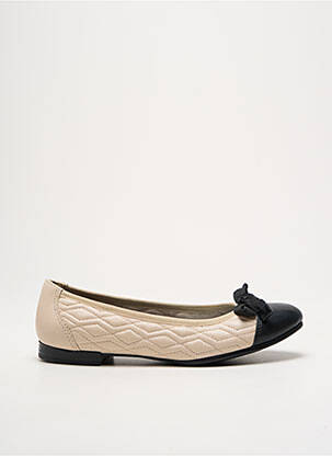 Ballerines matière lisse talon plat jusqu'à 3cm beige TAMARIS femme