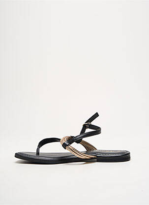 Tongs matière lisse talon plat jusqu'à 3cm or TAMARIS femme