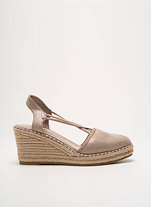 Espadrilles beige TAMARIS pour femme
