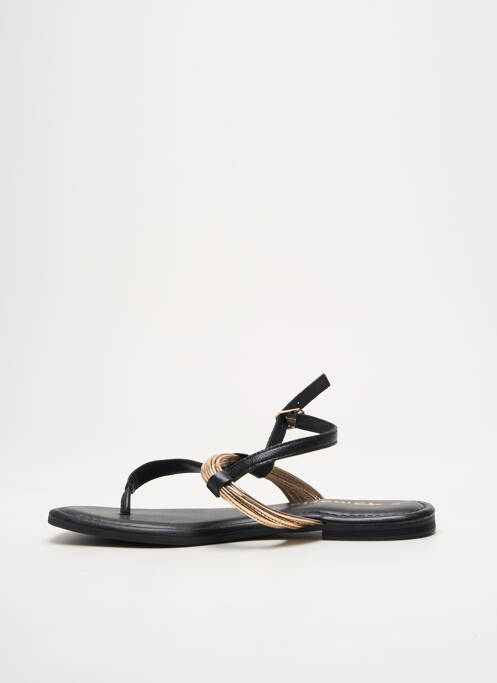 Tongs matière lisse talon plat jusqu'à 3cm or TAMARIS femme