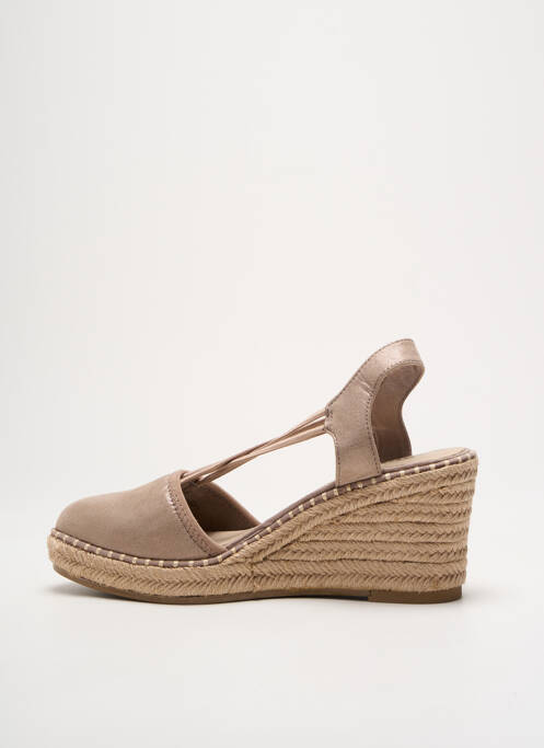 Espadrilles beige TAMARIS femme