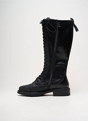 Bottes matière lisse talon de 4 à 6cm noir TAMARIS femme