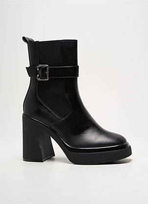 Bottines/boots matière lisse talon haut de 10cm et plus noir TAMARIS femme