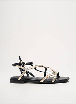 Sandales/nu pieds chiquet talon plat jusqu'à 3cm or TAMARIS femme