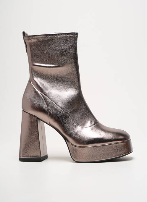 Bottines/Boots argent TAMARIS pour femme