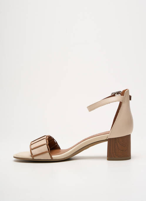 Sandales/Nu pieds beige TAMARIS pour femme