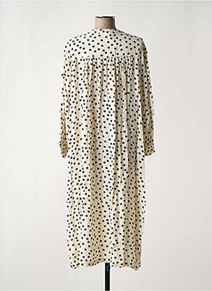 Robe longue manches longues manches longues blanc MASAI femme