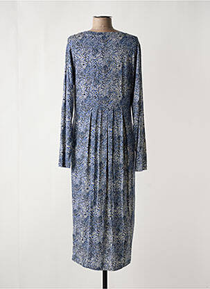 Robe longue manches longues manches longues bleu MASAI femme