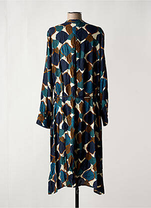 Robe longue manches longues manches longues bleu MASAI femme