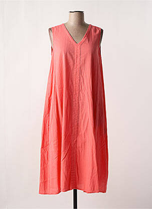 Robe mi-longue sans manche sans manche rose MES SOEURS ET MOI femme