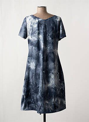 Robe mi-longue manches courtes manches courtes gris ELSEWHERE femme