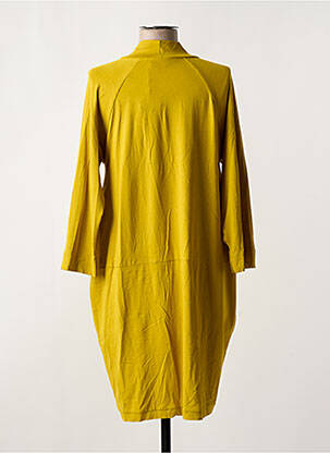 Robe mi-longue manches longues manches longues vert MASAI femme