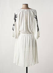 Robe mi-longue blanc ESQUALO pour femme seconde vue