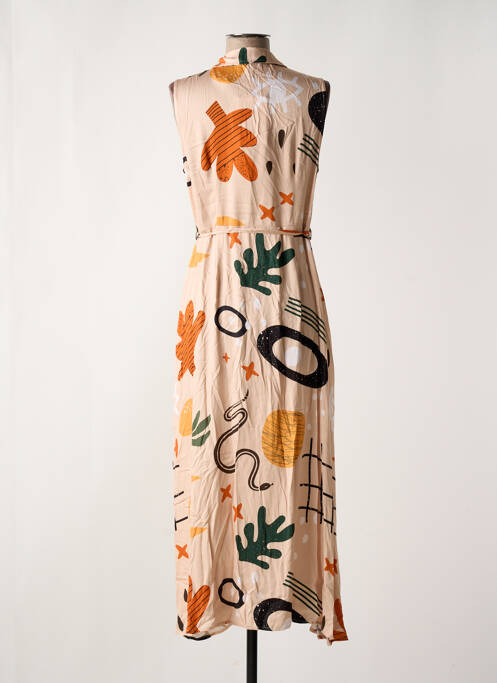 Robe longue beige ZIBI LONDON pour femme