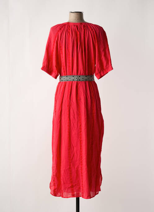 Robe longue rouge YEST pour femme