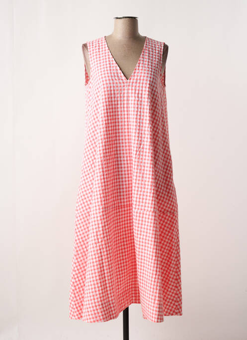 Robe mi-longue orange MES SOEURS ET MOI pour femme