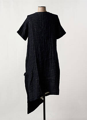 Robe mi-longue manches courtes manches courtes noir GERSHON BRAM femme