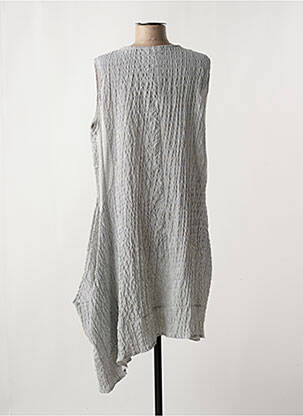 Robe mi-longue sans manche sans manche gris GERSHON BRAM femme