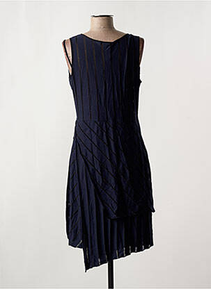 Robe mi-longue sans manche sans manche bleu SEMIOLOGY femme