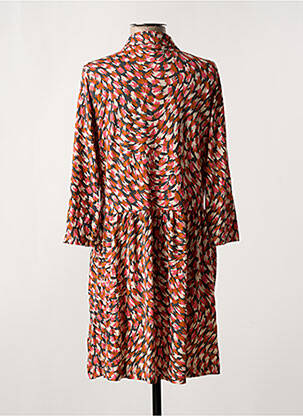 Robe mi-longue manches 3/4 manches 3/4 rose WHITE STUFF femme