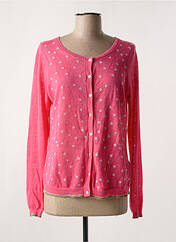 Gilet manches longues rose WHITE STUFF pour femme seconde vue