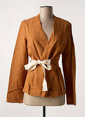 Veste chic marron SEMIOLOGY pour femme seconde vue