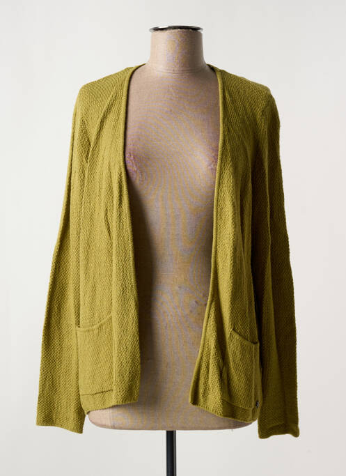 Gilet manches longues stretch vert WHITE STUFF femme