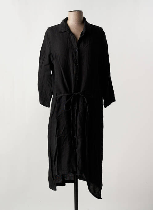 Robe mi-longue noir LOTUS EATERS pour femme