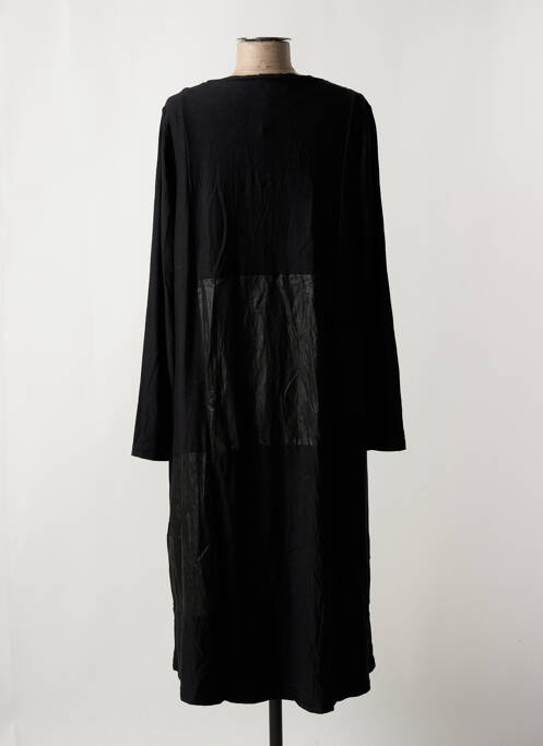 Robe mi-longue noir OZAI N KU pour femme