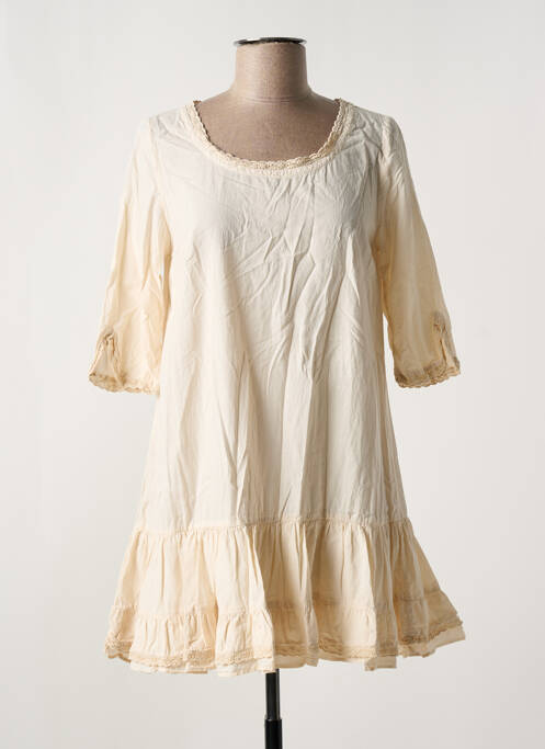 Tunique manches longues beige JAYKO pour femme