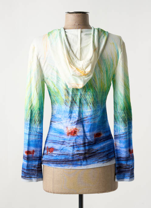 Veste casual bleu LOUISE DELLA pour femme