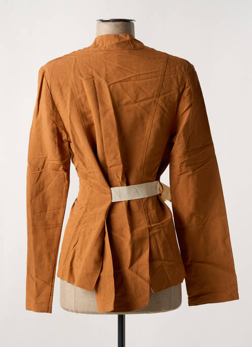 Veste chic marron SEMIOLOGY pour femme