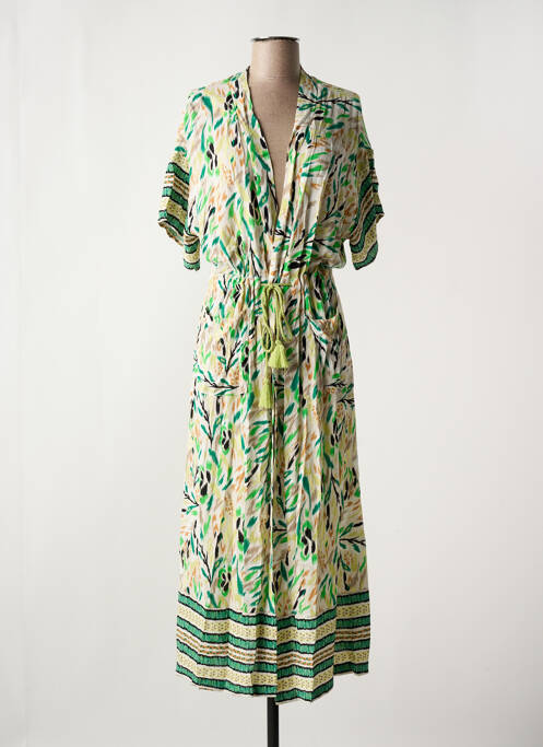 Veste kimono vert YEST pour femme