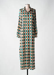 Robe longue manches longues manches longues noir AN II VITO femme