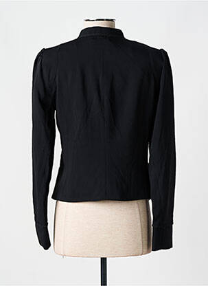 Veste casual col rond noir GARELLA femme