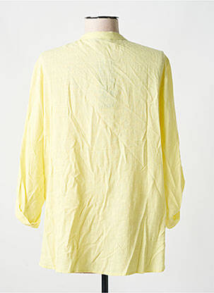 Chemisier coupe fluide manches longues jaune YEST femme