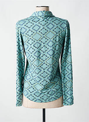 Chemisier coupe cintrée manches longues vert WHITE STUFF femme