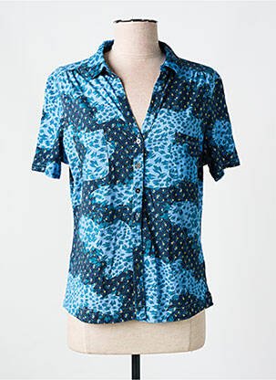Chemisier manches courtes manches courtes bleu WHITE STUFF femme