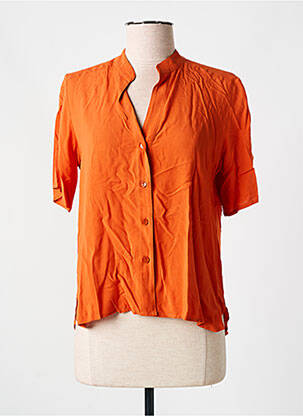 Chemisier manches courtes manches courtes orange SEMIOLOGY femme